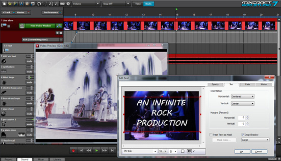 Mixcraft 7 Video Editing